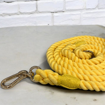 Handmade cotton rope braided pet leash