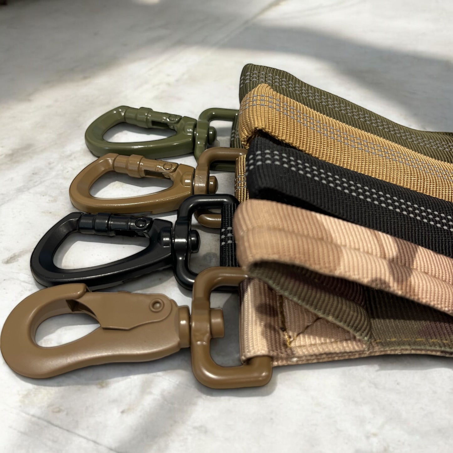 Durable nylon military tactical leash